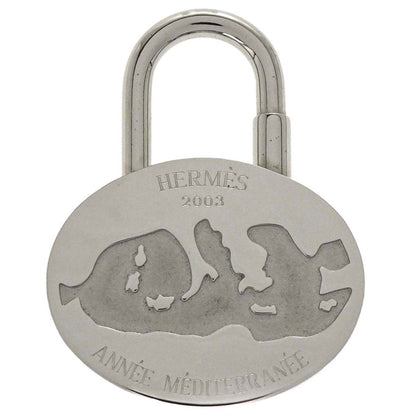 Hermes 2003 Mediterranean Cadena Padlock Silver Small Good