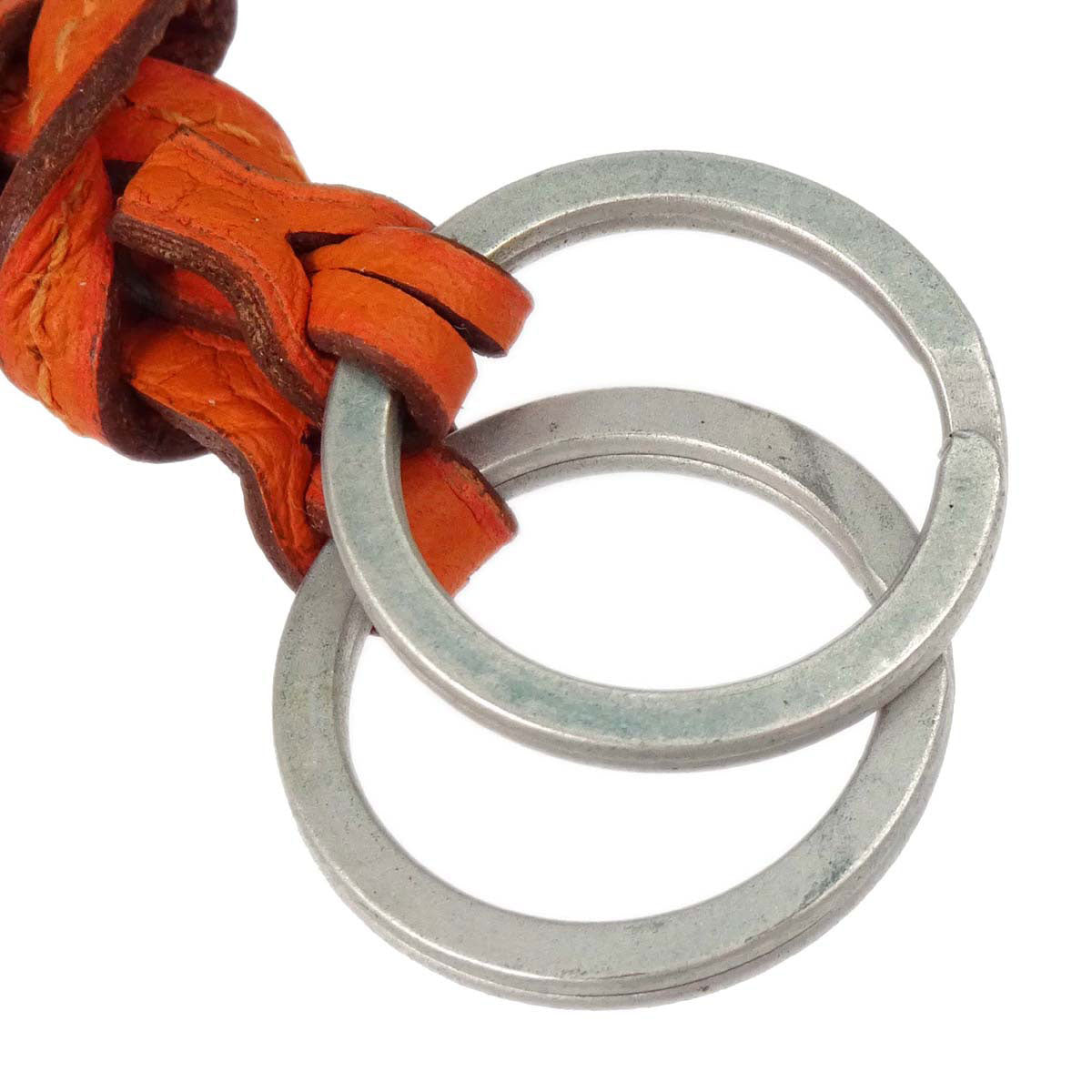 Hermes by Margiela Orange Taurillon Clochette Necklace Pendant