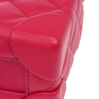 Chanel Pink Lambskin Vanity Shoulder Bag