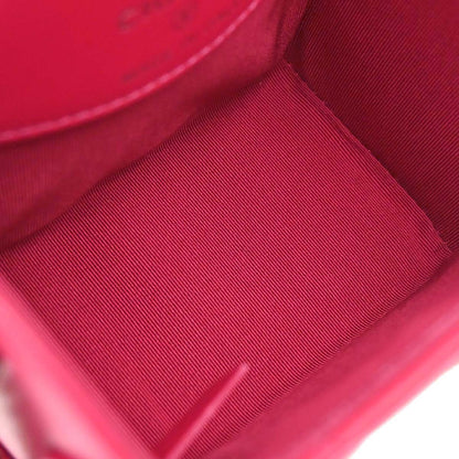 Chanel Pink Lambskin Vanity Shoulder Bag
