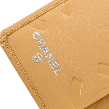 Chanel Beige Calfskin Cambon Ligne Bifold Wallet