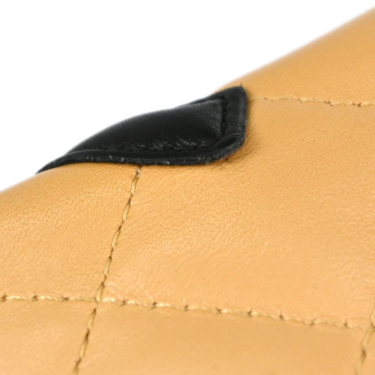Chanel Beige Calfskin Cambon Ligne Bifold Wallet