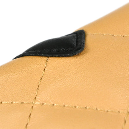 Chanel Beige Calfskin Cambon Ligne Bifold Wallet
