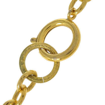 Chanel Gold Chain Tie Motif Necklace