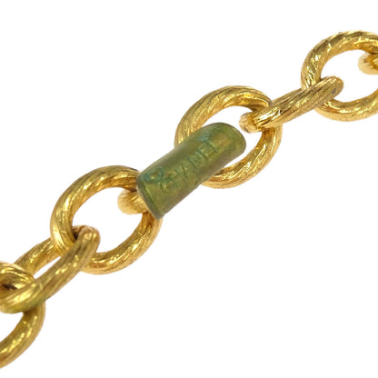 Chanel Gold Chain Tie Motif Necklace