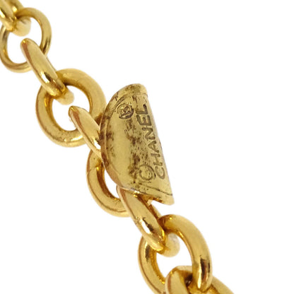 Chanel Medallion Long Chain Necklace Gold