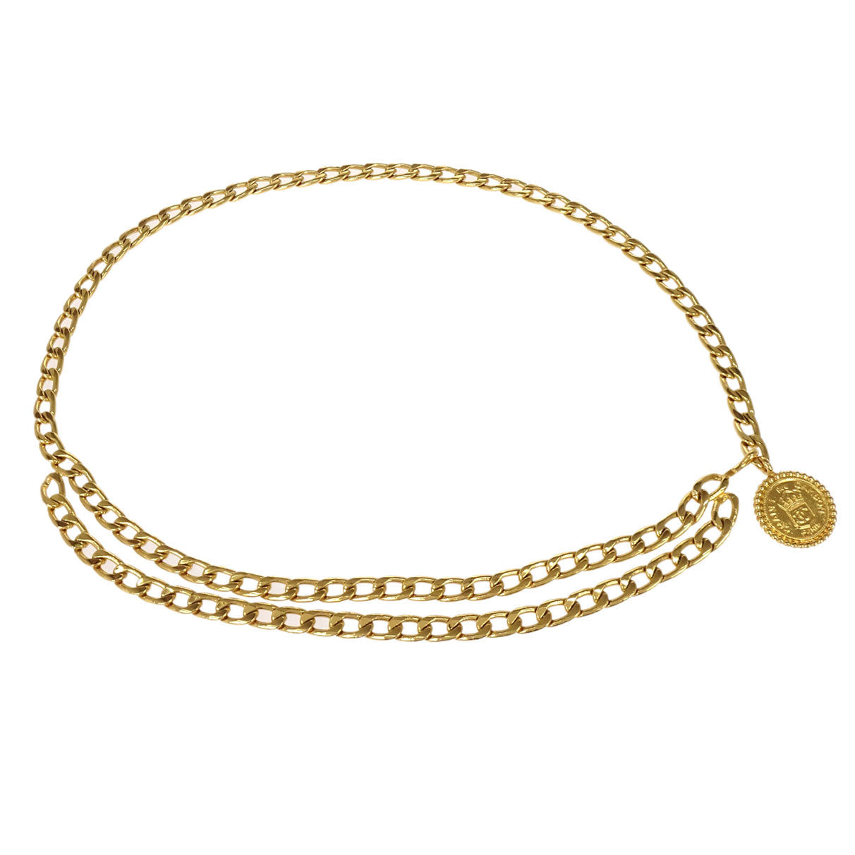 Chanel Medallion Chain Belt Small Good