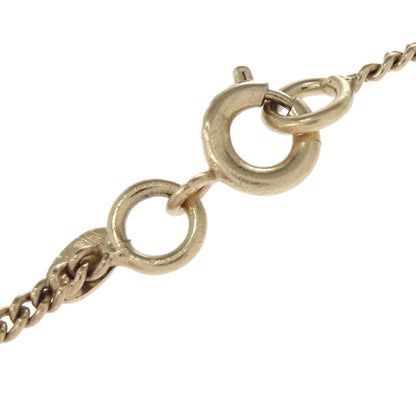 Chanel Rhinestone Costume Pearl CC Chain Bracelet Gold 05A