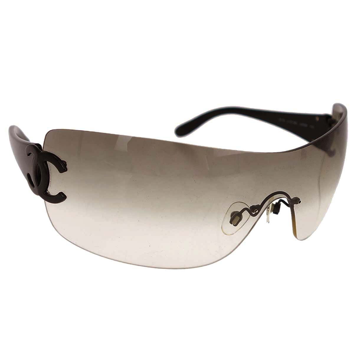 Chanel Sunglasses Eyewear Black Small Good