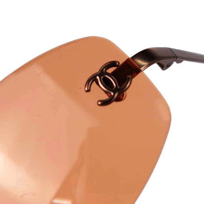 Chanel Sunglasses Eyewear Orange 54□19 Small Good