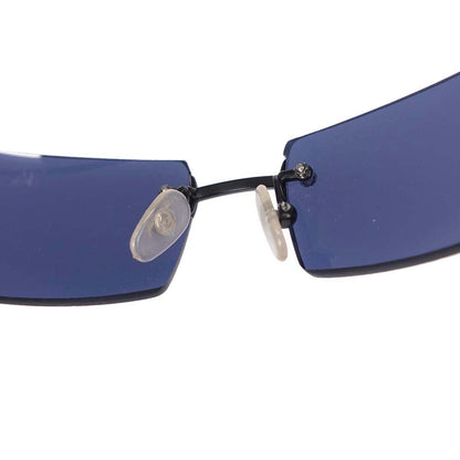Chanel Sunglasses Eyewear Blue 62□16 Small Good