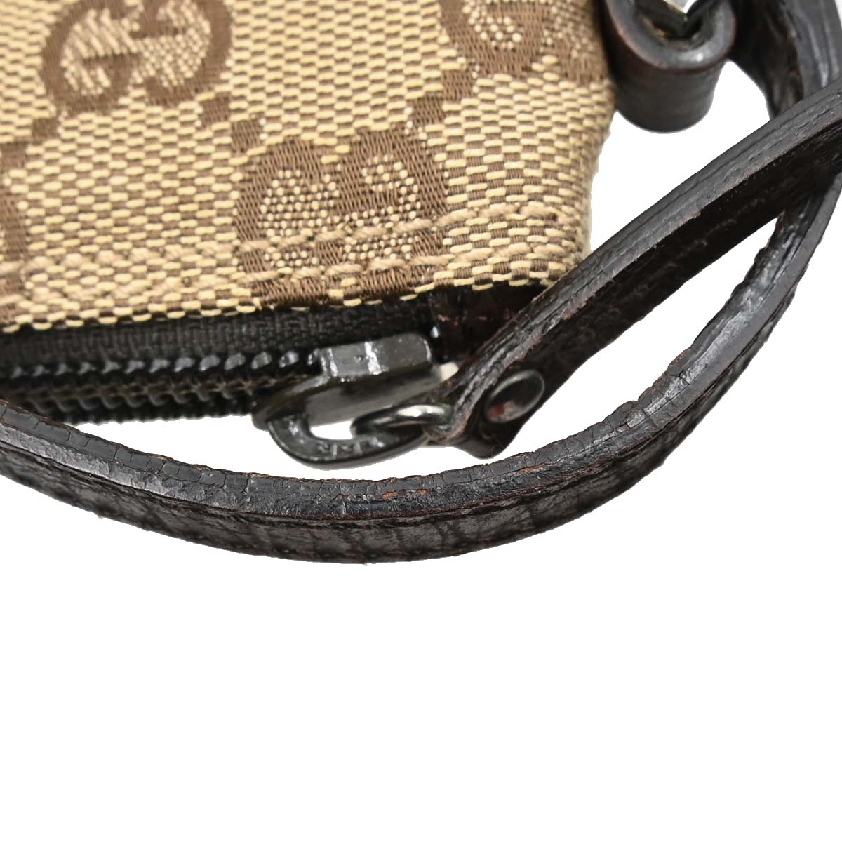 Gucci Beige Brown Canvas GG Handbag