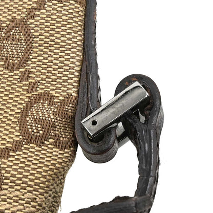 Gucci Beige Brown Canvas GG Handbag
