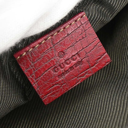 Gucci Beige Bordeaux Canvas GG Handbag