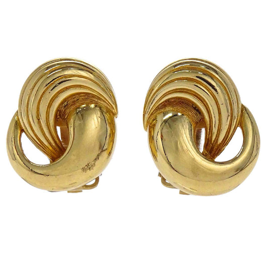 Christian Dior Clip-On Earrings Gold