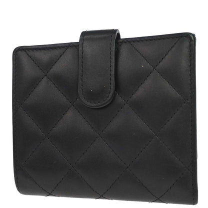 Chanel 2012-2013 Black Calfskin Cambon Ligne Bifold Wallet