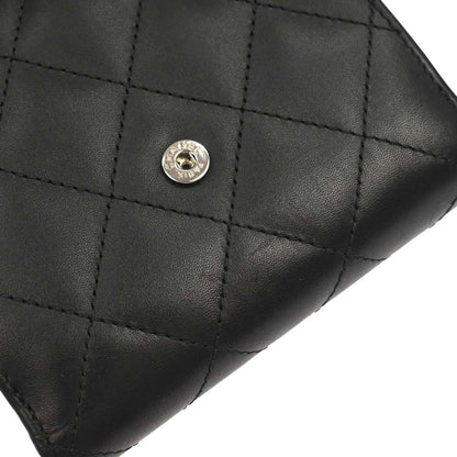 Chanel 2012-2013 Black Calfskin Cambon Ligne Bifold Wallet