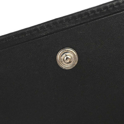 Chanel 2012-2013 Black Calfskin Cambon Ligne Bifold Wallet