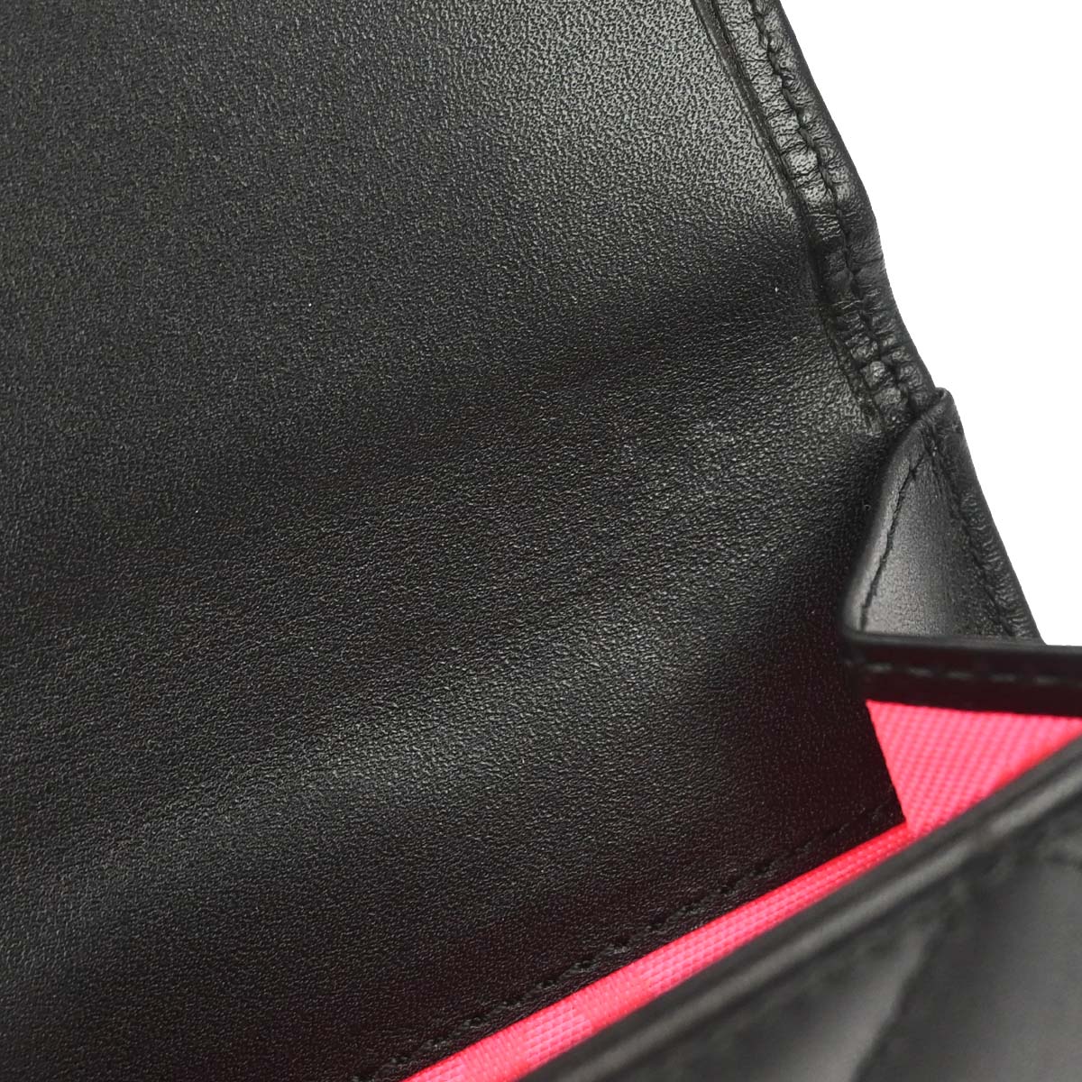 Chanel 2012-2013 Black Calfskin Cambon Ligne Bifold Wallet
