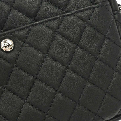 Chanel 2019 Black Lambskin Ultra Pocket Camera Bag