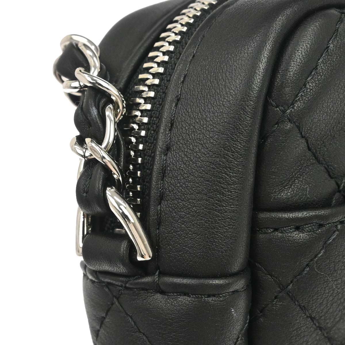 Chanel 2019 Black Lambskin Ultra Pocket Camera Bag