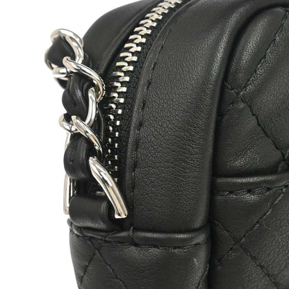 Chanel 2019 Black Lambskin Ultra Pocket Camera Bag