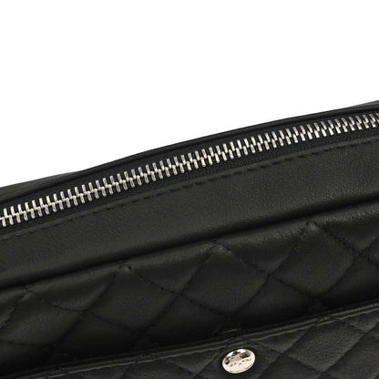 Chanel 2019 Black Lambskin Ultra Pocket Camera Bag