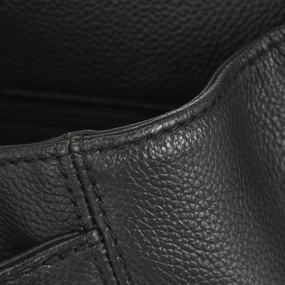 Chanel 2013-2014 Black Calfskin Executive Cerf 2way Shoulder Tote Bag