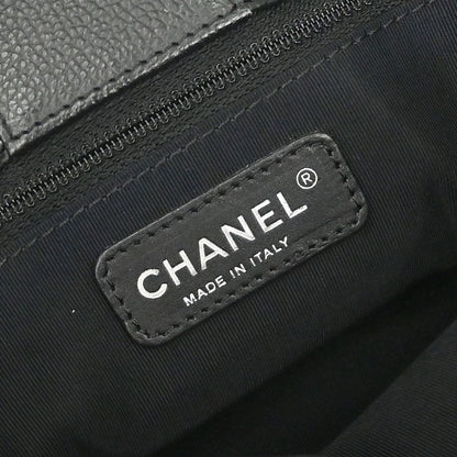 Chanel 2013-2014 Black Calfskin Executive Cerf 2way Shoulder Tote Bag