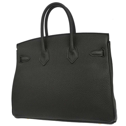 Hermes Black Togo Birkin 25 Handbag