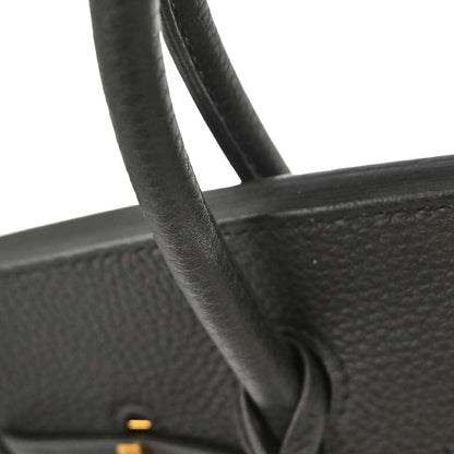 Hermes Black Togo Birkin 25 Handbag