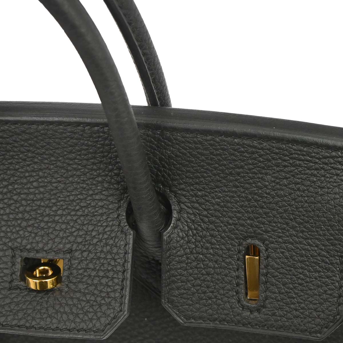 Hermes Black Togo Birkin 25 Handbag