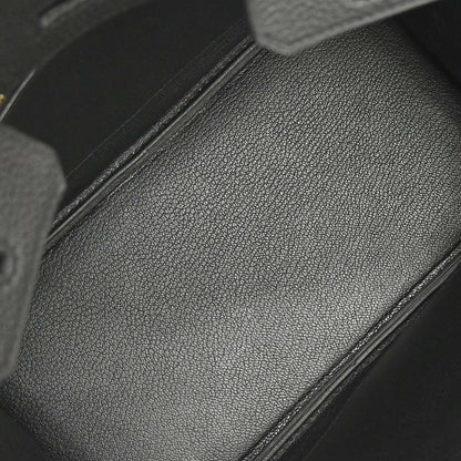 Hermes Black Togo Birkin 25 Handbag