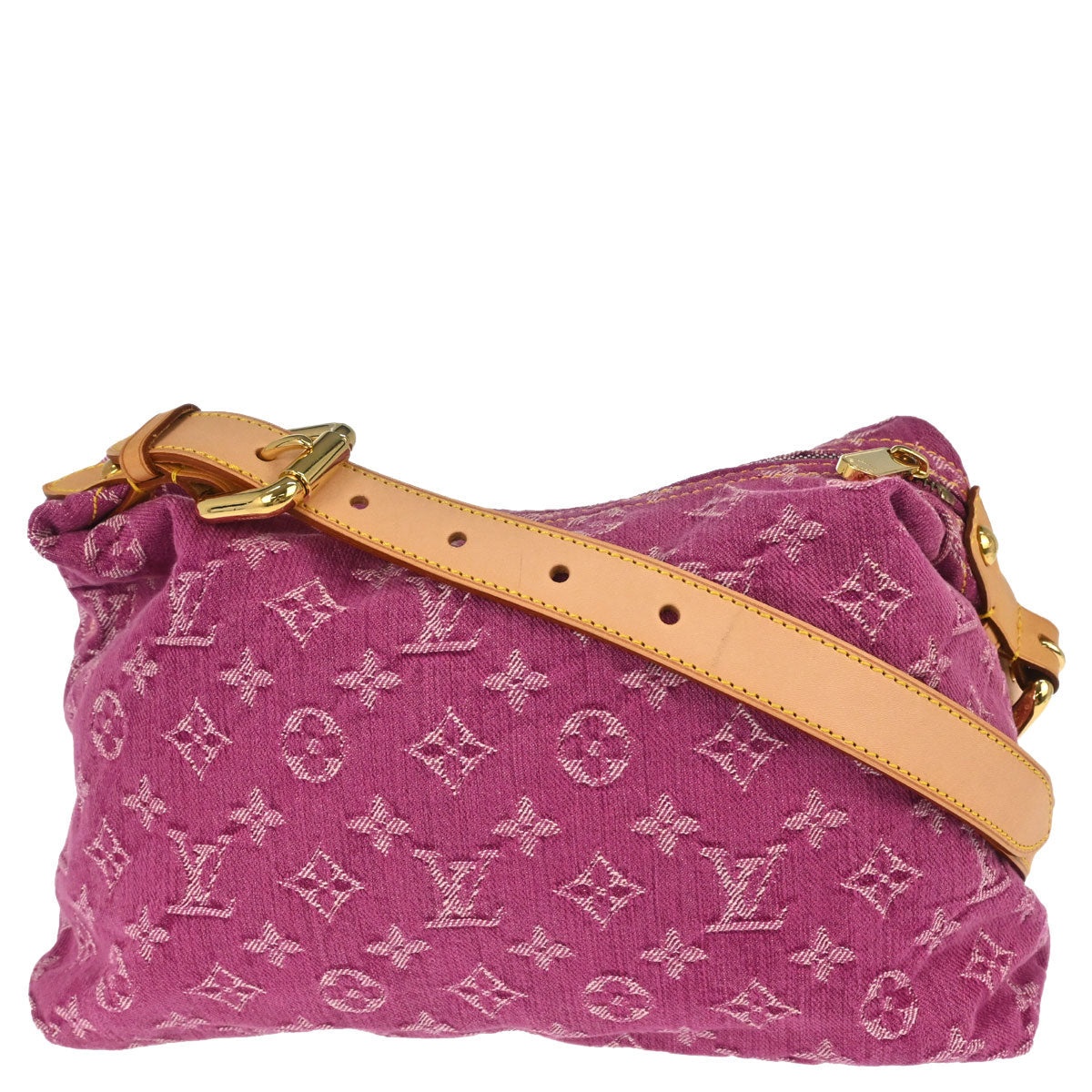 Louis Vuitton Pink Monogram Denim Baggy PM Shoulder Bag M95212