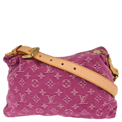 Louis Vuitton Pink Monogram Denim Baggy PM Shoulder Bag M95212