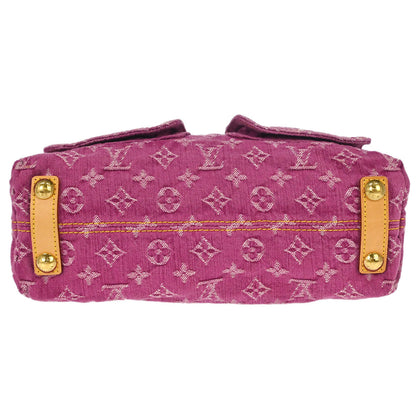 Louis Vuitton Pink Monogram Denim Baggy PM Shoulder Bag M95212