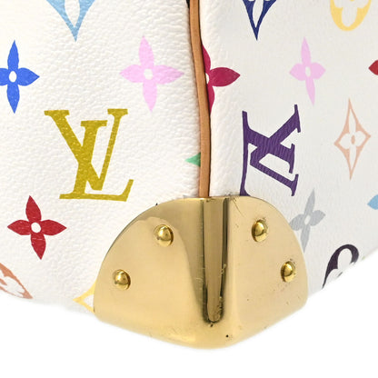 Louis Vuitton White Monogram Multicolor Speedy 30 Handbag M92643