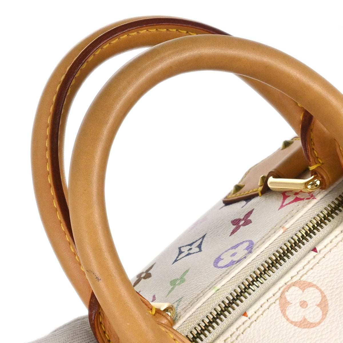 Louis Vuitton White Monogram Multicolor Speedy 30 Handbag M92643