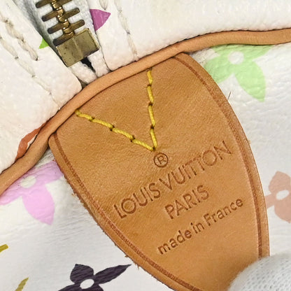 Louis Vuitton White Monogram Multicolor Speedy 30 Handbag M92643