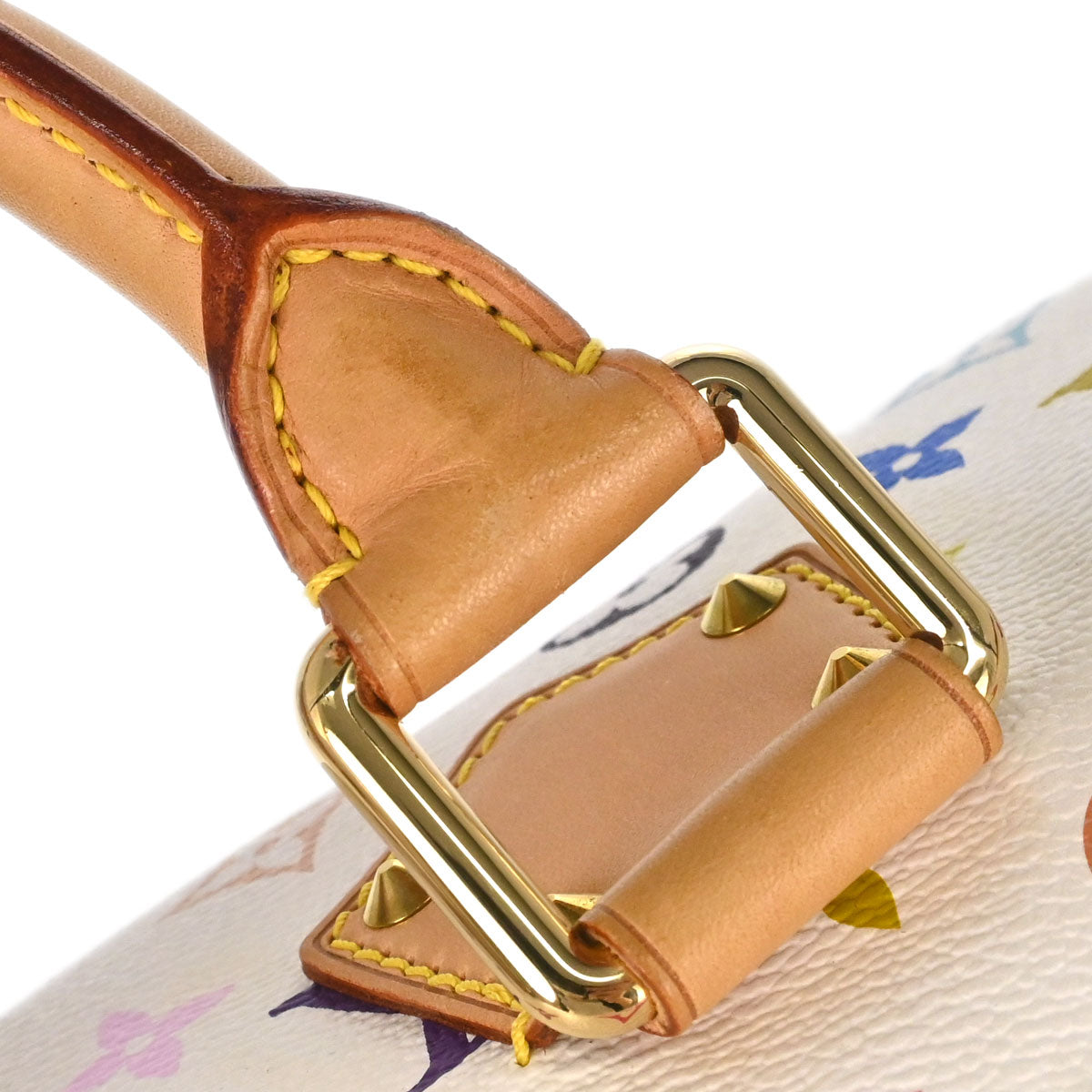 Louis Vuitton White Monogram Multicolor Speedy 30 Handbag M92643