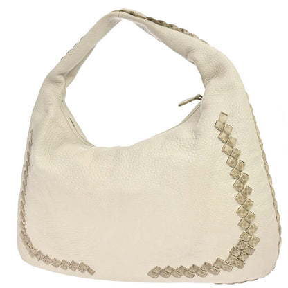 Bottega Veneta * Beige Python Cervo Hobo Handbag