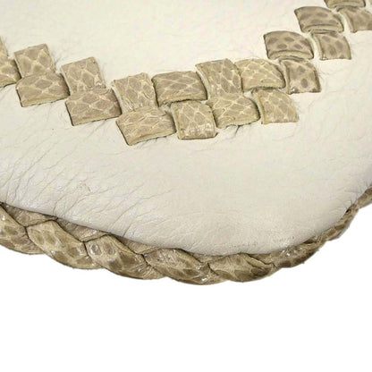 Bottega Veneta * Beige Python Cervo Hobo Handbag