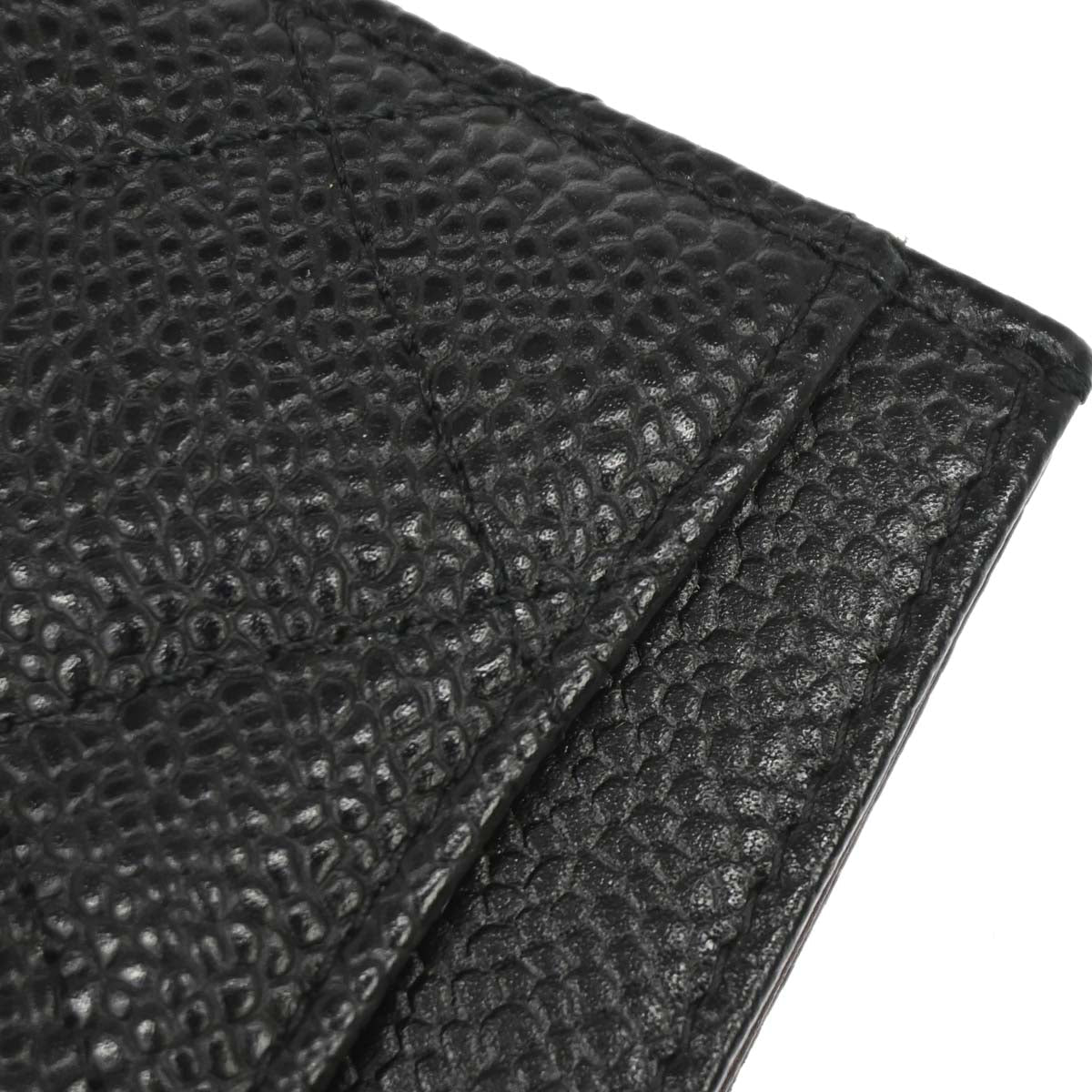 Chanel Black Caviar Skin Cardholder Small Good