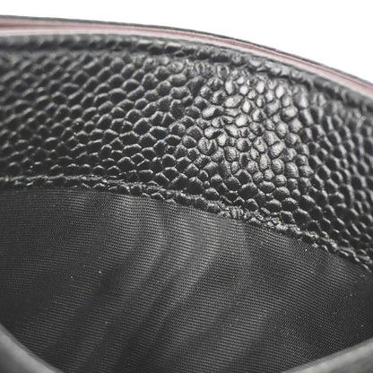 Chanel Black Caviar Skin Cardholder Small Good