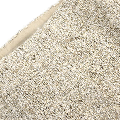 Chanel 2003 Long Pants Tweed Beige #36