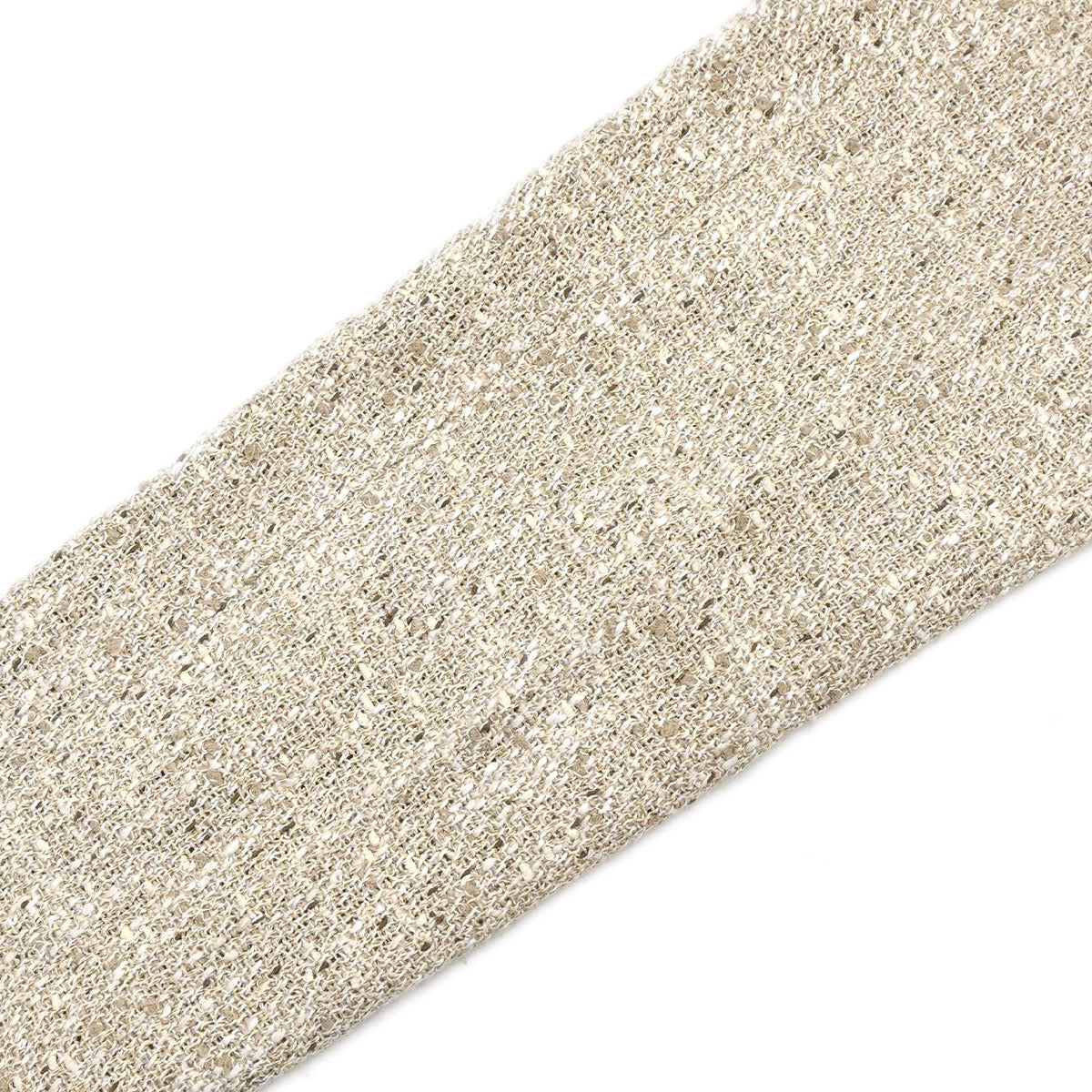 Chanel 2003 Long Pants Tweed Beige #36
