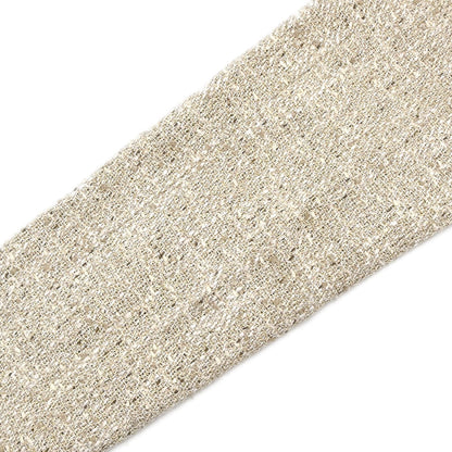 Chanel 2003 Long Pants Tweed Beige #36