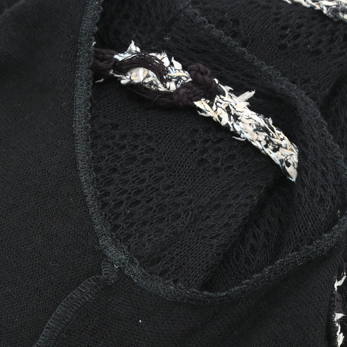 Chanel 2005 Sleeveless Tank Top Knit Black #38