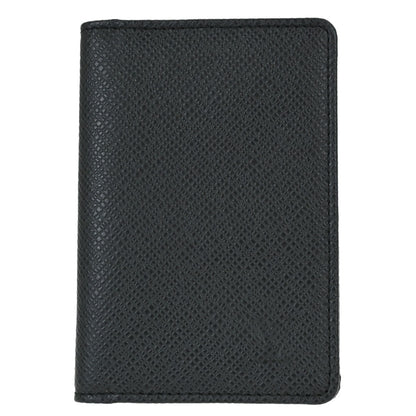 Louis Vuitton Black Taiga Organizer De Poche Cardholder M30512