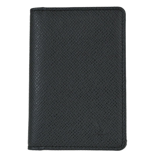 Louis Vuitton Black Taiga Organizer De Poche Cardholder M30512